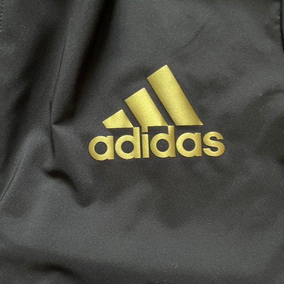 Adidas 3 Gold stripes windbreackers  jacket M - Picture 3 of 11